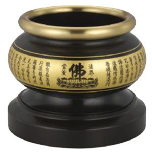 5.5寸佛字雙色金唇心經