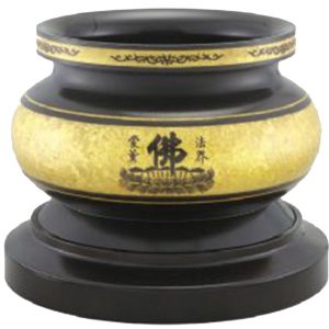 6.0寸佛字結晶素面佛