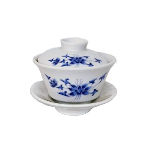 中華花茶碗-大