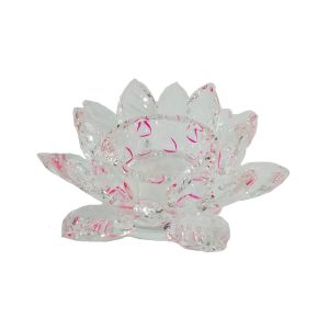 水晶蓮花燭台