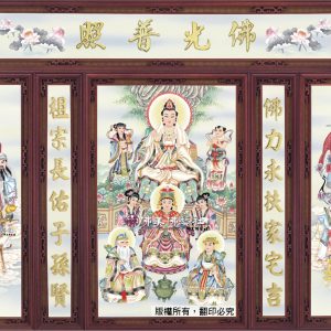 W122 全彩八尊