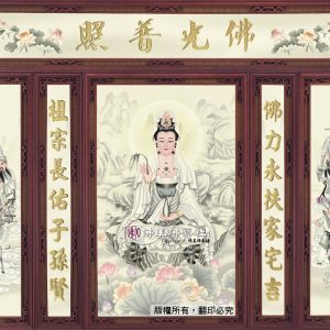 W150 山水水墨單尊(淺)