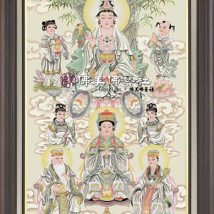 W103 淡彩仿古八尊(淨瓶)