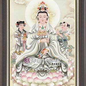 W105 淡彩仿古三尊(經書)