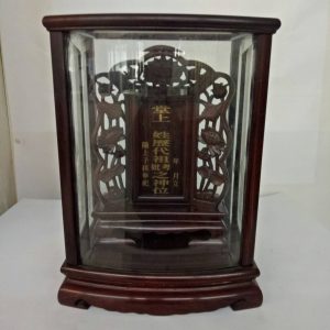 黑紫檀九品蓮祖龕-7.5寸
