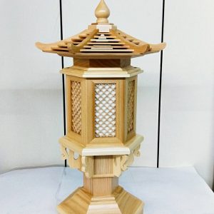1號六角宮燈(原木色1尺6)