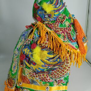 尺2金彩粒麟衣+帽_綠