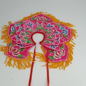 手工三層披肩-粉