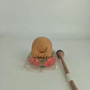 2寸半木魚附木槌-不含布座