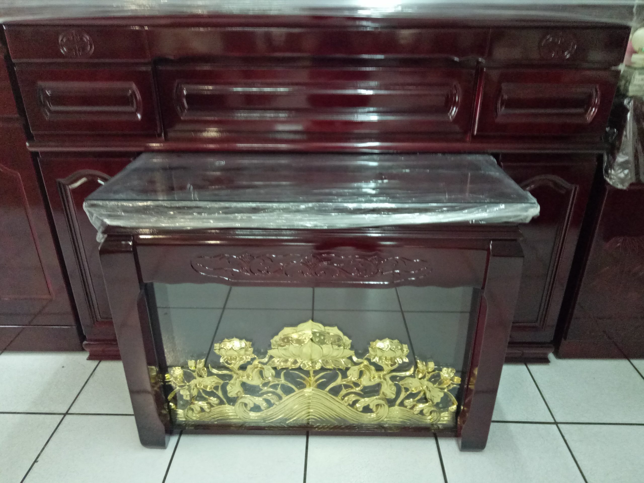 5尺8實木神桌(高)-安金桌裙