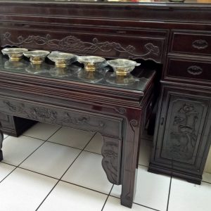 7尺黑紫檀箱型神桌