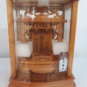 1尺台檜蓮柱祖龕(本色)