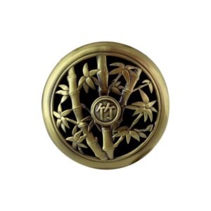 竹子圓形盤香爐